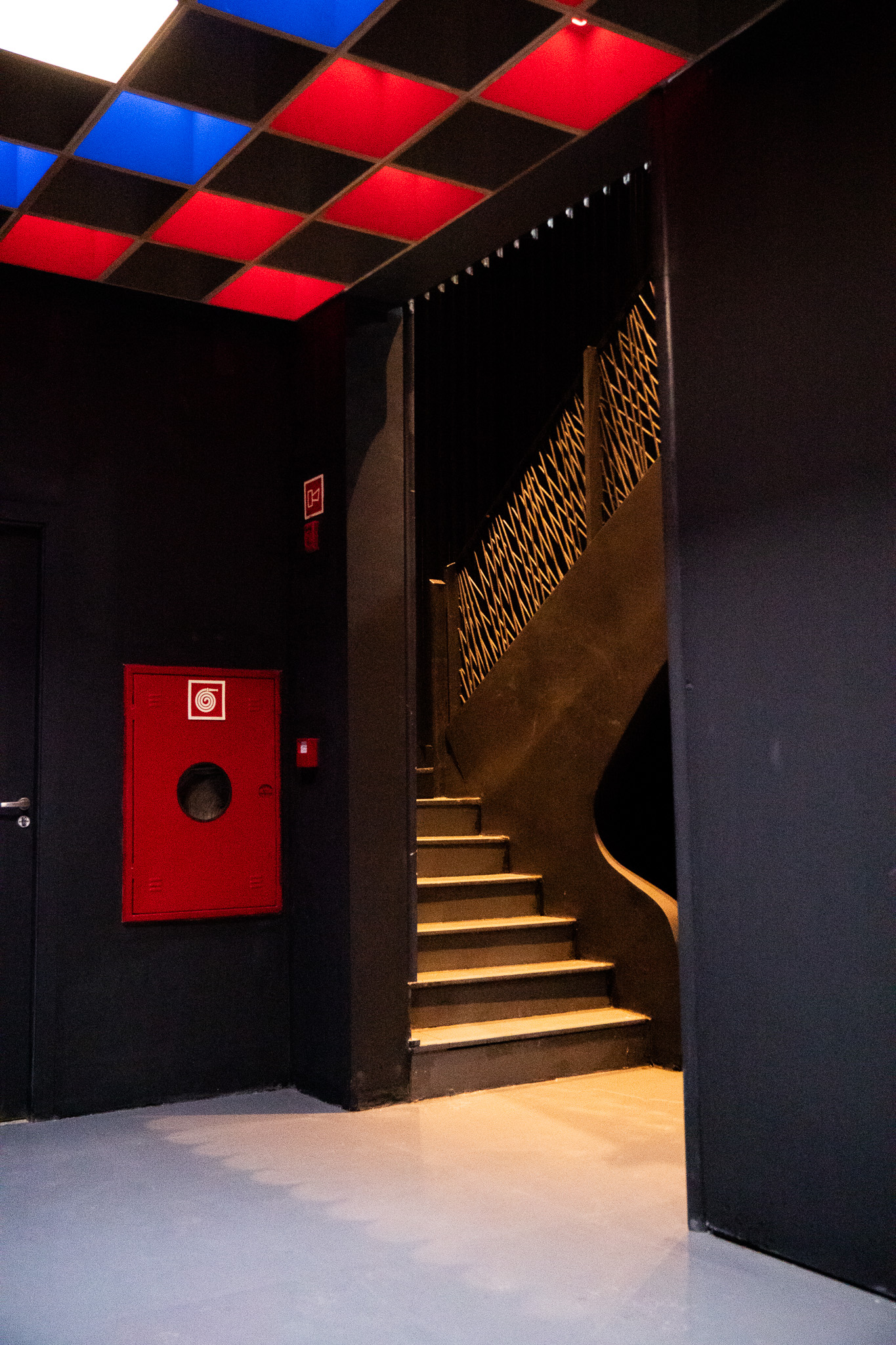 Salão principal - perspectiva lateral